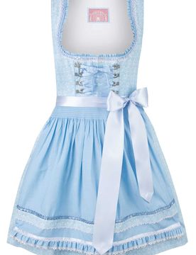 Dirndl Kim (hellblau, Gr. 36) von Wiesnwuid für Damen, 100% Baumwolle