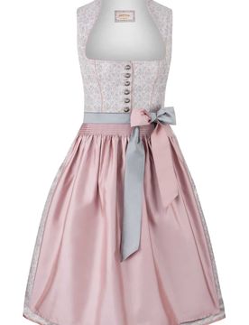 Dirndl Monroe (altrosa, Gr. 46) von Bergfeuer Couture für Damen, 100% Polyester