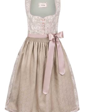 Dirndl Rajana (rose, Gr. 44) von Bergfeuer Couture für Damen, 100 % Polyester