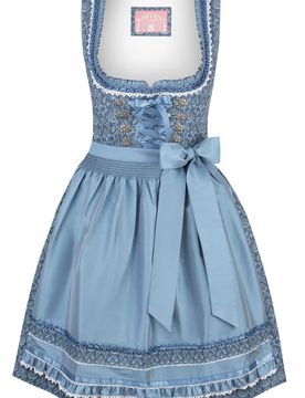 Dirndl Ruby (blau, Gr. 38) von Wiesnwuid für Damen, 100% Baumwolle