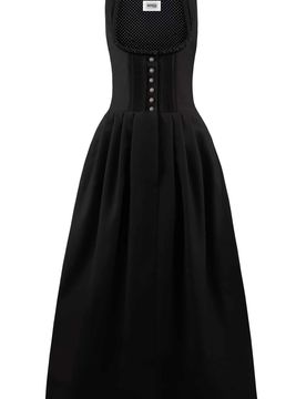 Dirndl Zenta3 (schwarz, Gr. 50) von Gastrotex für Damen, 100% Polyester