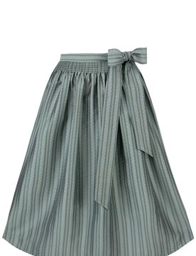 Dirndlschürze Alinde (grün, Gr. 2 (40-44)) von für Damen, Dirndlschürzen, 58% Polyester, 42% Baumwolle