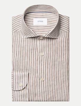 Contemporary-Fit Leinenhemd Beige L