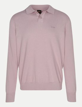 Orange Pullover Asac mit Polokragen Rosa XXL