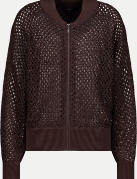Monari Strickjacke Braun 36