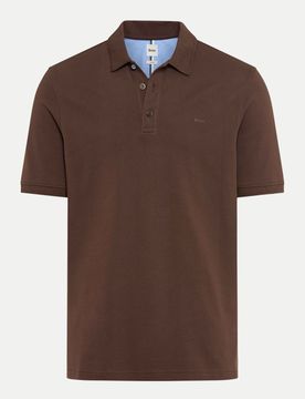 Brax Poloshirt Style Pete Braun M