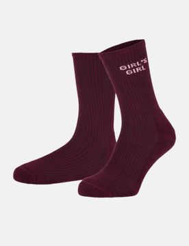 Girl''s Girl Socks Rot 35/38