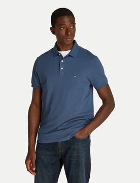 Slim-Fit Poloshirt 1985 Blau XXL