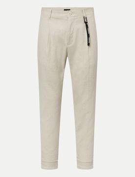 Bundfaltenhose Louis Beige 33-32
