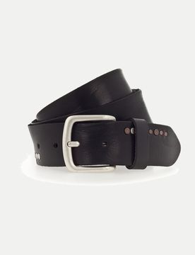 Nietengürtel Aus Leder 110 Herren,Casual,Schwarz,Leder