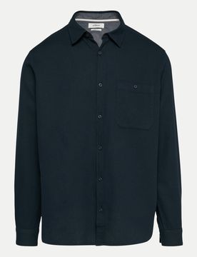 Red Label Regular-Fit Hemd Mit Struktur S.Oliver Red Label Xl Regular Fit,Herren,Baumwolle,Freizeit,Kent,Lang,Strukturiert,Schwarz