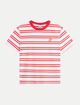 Tommy Hilfiger Jersey-T-Shirt Rot S