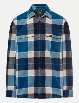 Relaxed-Fit Overshirt Blau 3XL