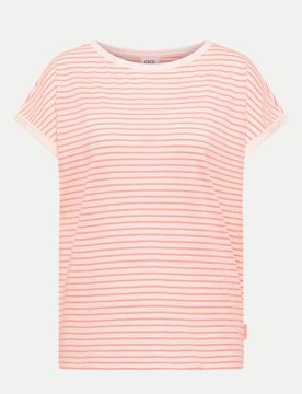 Cecil T-Shirt mit Streifen Rosa M