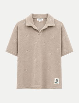 Polohemd aus Frottee Thomas Beige M