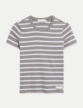 T-Shirt KARDAA STRIPES Grau L