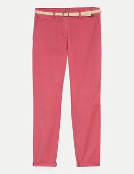 Slim-Fit Chinohose Pink 42/30
