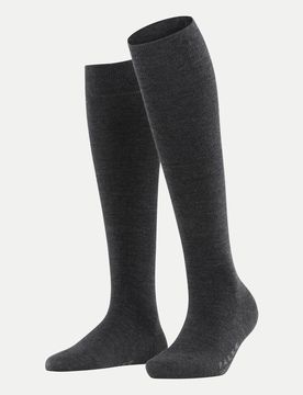 Kniestrümpfe Softmerino Grau 39-40