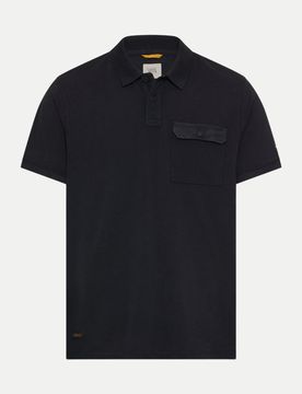 Regular-Fit Poloshirt Schwarz 3XL