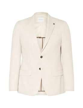 Slim-Fit Baukasten Sakko Beige 102