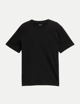 Basic T-Shirts im 2er-Pack Schwarz XXXL