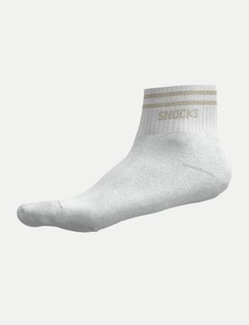 Sneaker Socken Aus Bio-Baumwolle 39-42 Damen,Weiß,Herren,Gestreift,Bio-Baumwolle,Alle