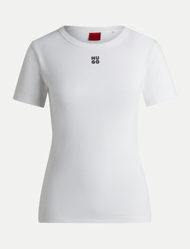 HUGO T-Shirt Deloris Weiß L