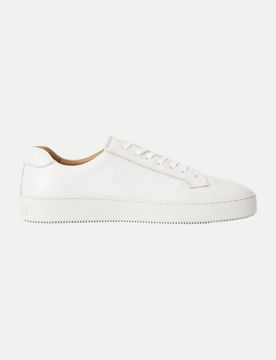 Eleganter Kalbsleder-Sneaker - Salas Weiß 40