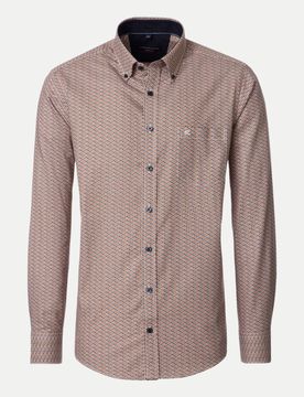 Casual-Fit Freizeithemd Mehrfarbig 3XL