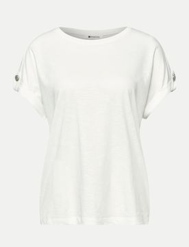 Street One Basic T-Shirt Weiß 40