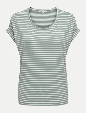 Only Top Gestreift Moster Grün XS