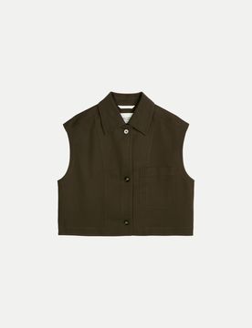 Marc O' Polo Fit Weste Braun 34