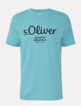 RED LABEL T-Shirt mit Label-Print Blau 3XL