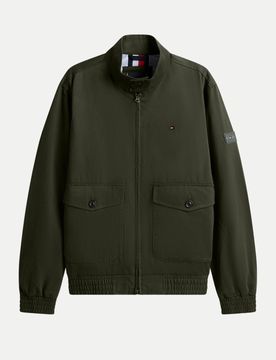 Harringtonjacke mit Logo Grün XXL
