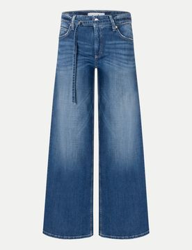 Palazzo Jeans Cropped Blau 44/30