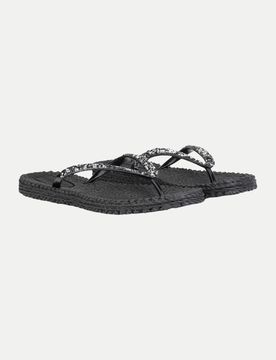 Flip Flops Cheerful mit Schmucksteinen Schwarz 37