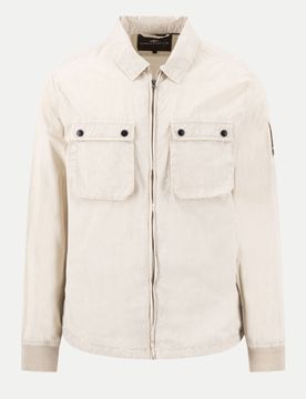 Garmentdye Overshirt Beige XXL