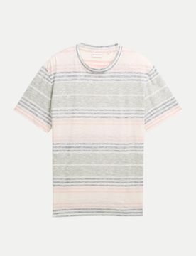 Gestreiftes T-Shirt Mehrfarbig M