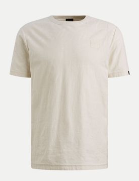 T-Shirt mit Jacquardmuster Weiß L