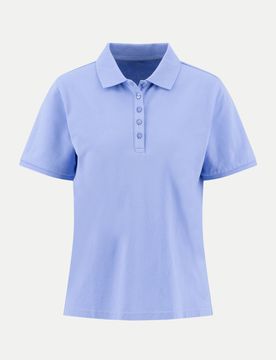 POLOSHIRT 1/2 PIQUE Blau M