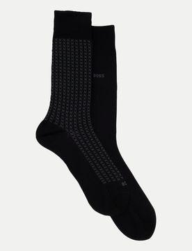 Boss 2er Pack Socken Schwarz 39-42