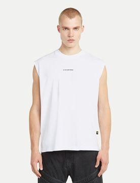 G-STAR RAW Shirt Boxy Weiß XL