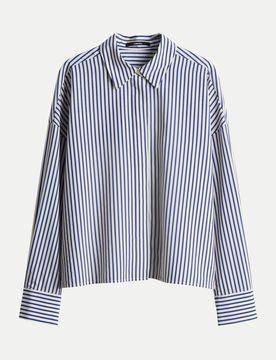 Loose-Fit Bluse Zvenja Blau 38