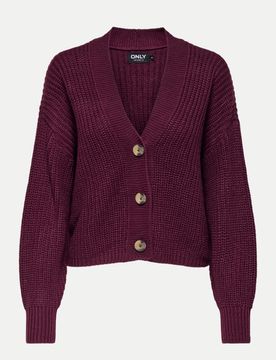 Struktur Strickjacke Carol Violett XL
