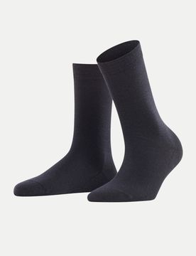 Socken Softmerino Schwarz 39-40