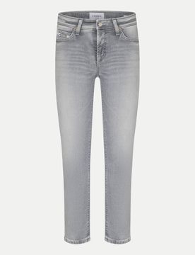 Slim-Fit Jeans Piper Short Grau 46/27
