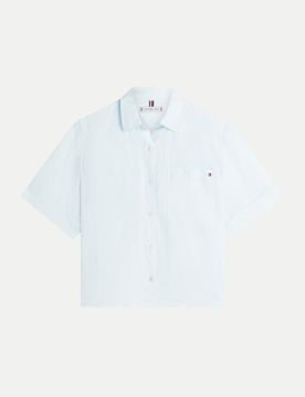 Relaxed-Fit Shirt Weiß L