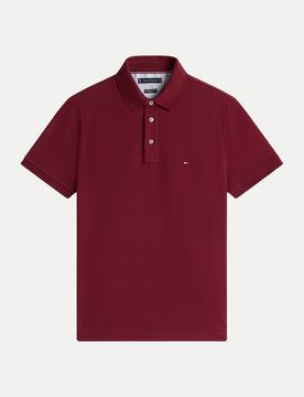 Slim-Fit Poloshirt 1985 Rot L