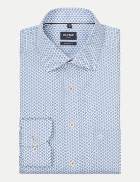 Olymp Modern-Fit Hemd Luxor Blau 44
