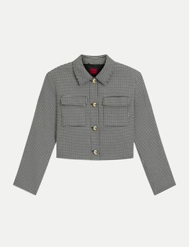 HUGO Relaxed-Fit Jacke Alero-2 Grau 40